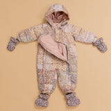 Wheat Outerwear Puffer suit Edem Outdoor Suit 9618 patchwork flowers