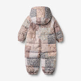 Wheat Outerwear Puffer suit Edem Outdoor Suit 9618 patchwork flowers