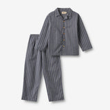 Wheat Main Pyjamas Madison Home 4339 blue holiday stripe