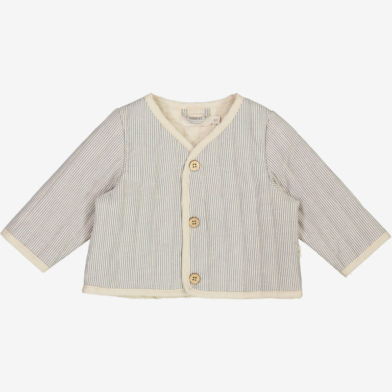 Wheat Main  Quilt Jacket Saxo | Baby Jackets 1045 classic blue stripe