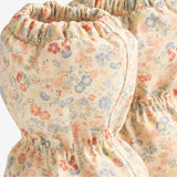 Wheat Outerwear Rain Booties Como Accessory 9597 flowers and seashells