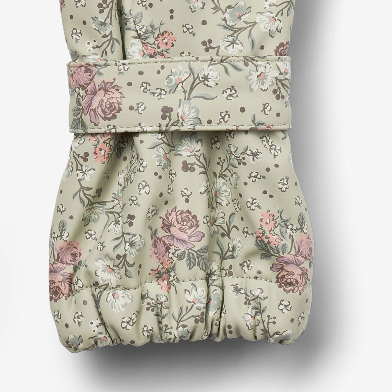 Wheat Outerwear Rain Mittens Rily Accessory 9539 slightly green flowers