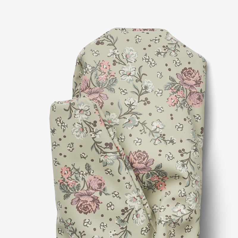 Wheat Outerwear Rain Mittens Rily Accessory 9539 slightly green flowers