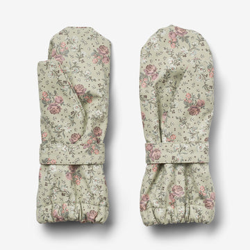 Wheat Outerwear Rain Mittens Rily Accessory 9539 slightly green flowers