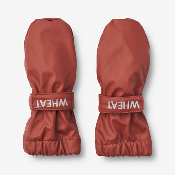 Wheat Outerwear Rain Mittens Rily Rainwear 2072 red