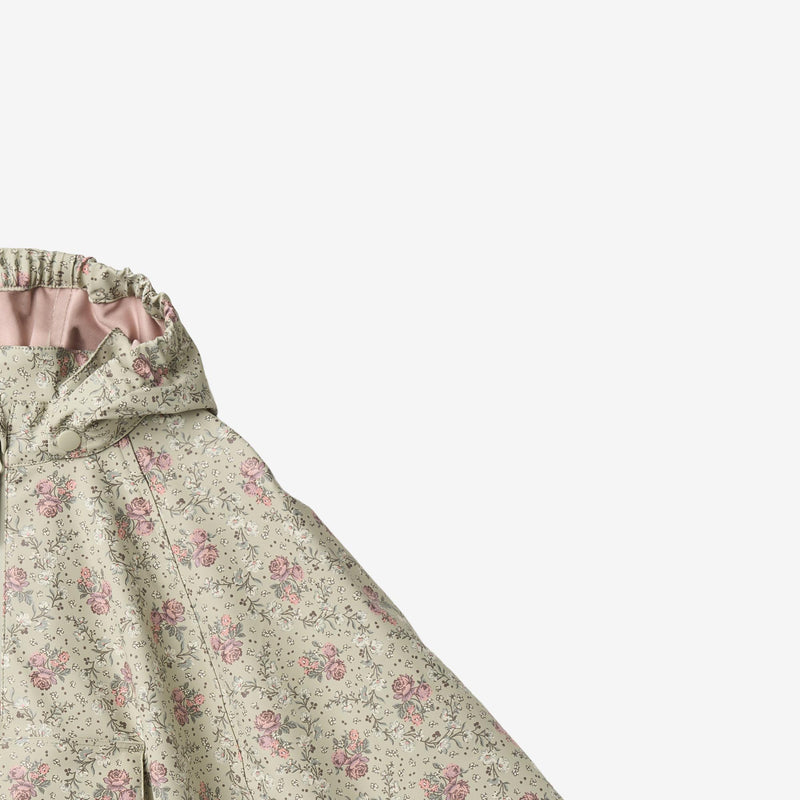 Wheat Outerwear Raincape Drops Jacket 9539 slightly green flowers