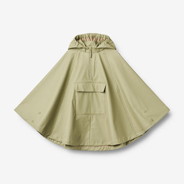 Wheat Outerwear Raincape Drops Jacket 1145 green tea