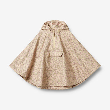 Wheat Outerwear Raincape Drops Jacket 9521 rose flower field