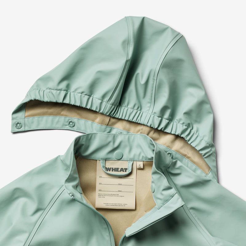 Wheat Outerwear Rainwear Chardy Jacket Rainwear 9519 aquamarin