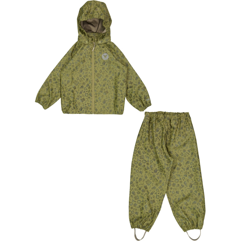 Wheat Outerwear Rainwear Charlie Rainwear 4216 olive storage