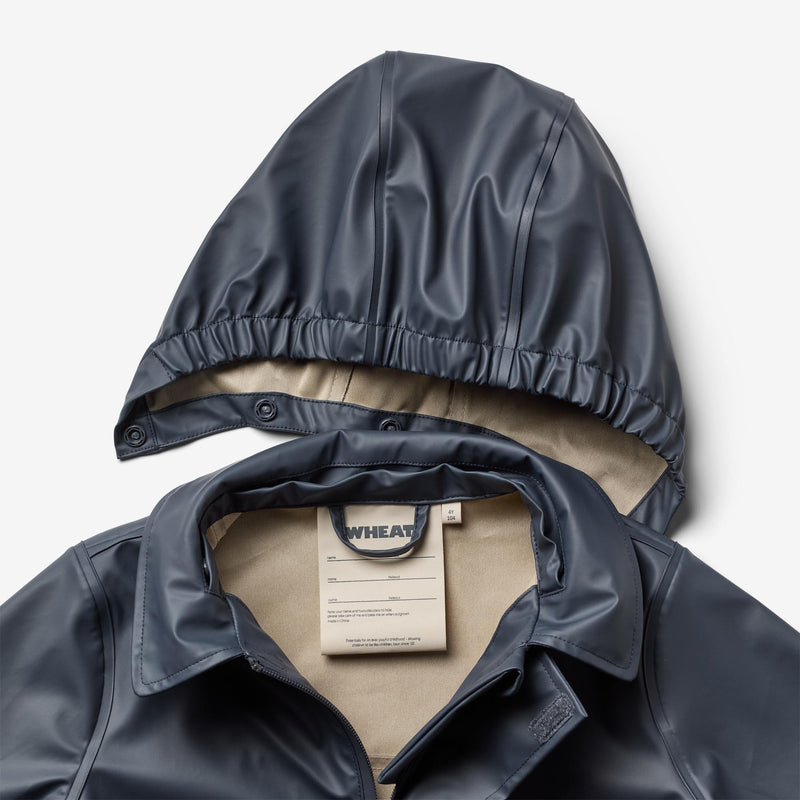Wheat Outerwear Rainwear Finley Long Jacket Rainwear 1060 ink