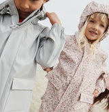 Wheat Outerwear Rainwear Long Jacket Finley Rainwear 9014 clam multi flowers