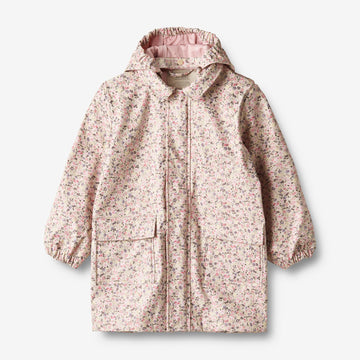 Wheat Outerwear Rainwear Long Jacket Finley Rainwear 9014 clam multi flowers