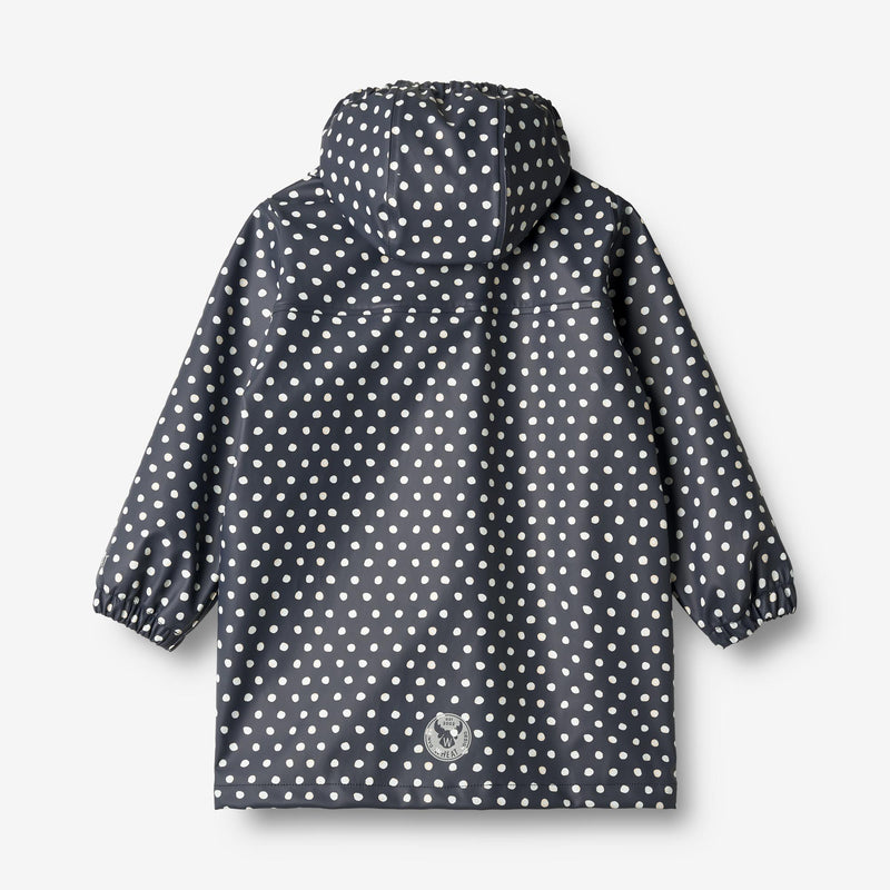 Wheat Outerwear Rainwear Long Jacket Finley Rainwear 1071 ink dots