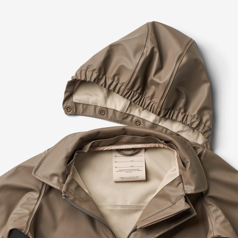 Wheat Outerwear Rainwear Long Jacket Finley Rainwear 1138 dry wood