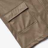 Wheat Outerwear Rainwear Long Jacket Finley Rainwear 1138 dry wood