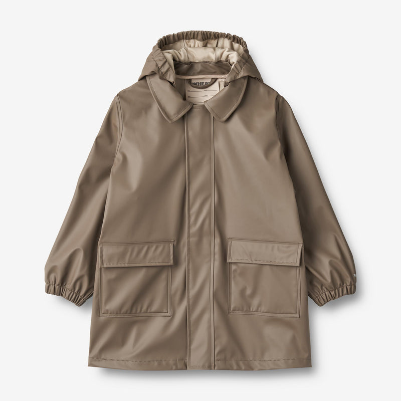 Wheat Outerwear Rainwear Long Jacket Finley Rainwear 1138 dry wood