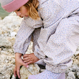 Wheat Outerwear Rainwear Ollo Jacket Jacket 9735 lilac blue flowers