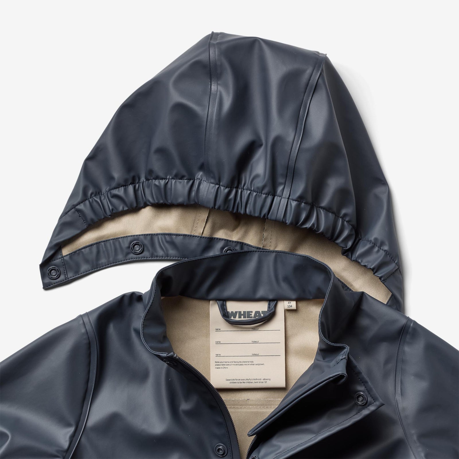 Rainwear Ollo Jacket - ink – Wheat.eu Rainwear Ollo Jacket - ink – Wheat.eu