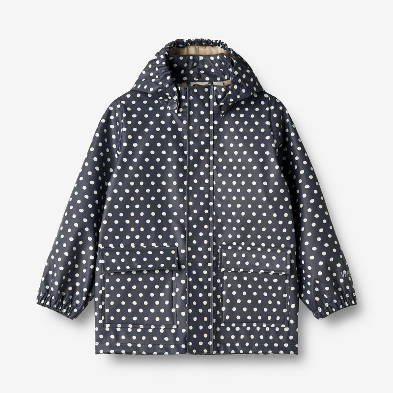 Wheat Outerwear Rainwear Ollo Jacket Rainwear 1071 ink dots