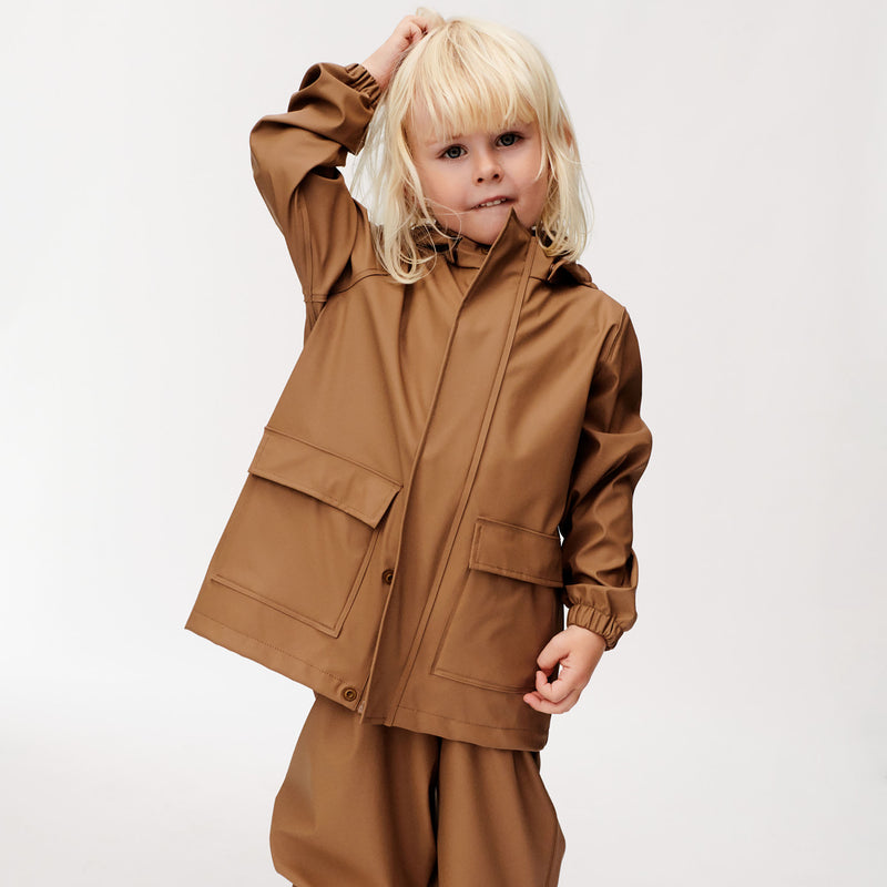 Wheat Outerwear Rainwear Olo Trousers Rainwear 3002 hazel