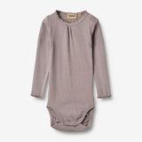 Wheat Main Rib Body L/S Lotta Body 9531 dusty purple