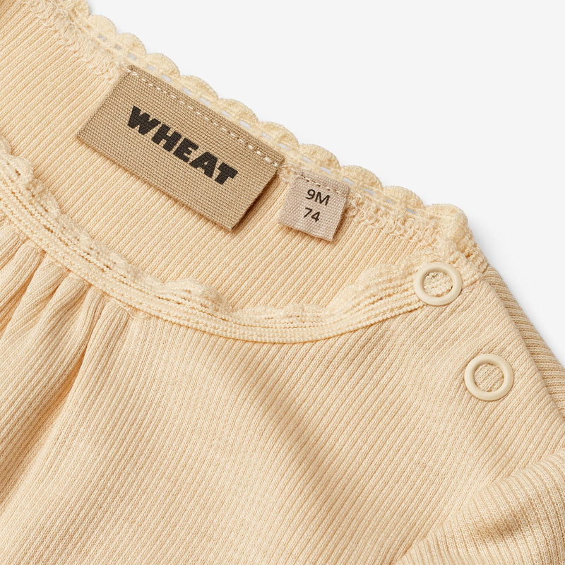 Wheat Main Rib Body L/S Lotta Underwear/Bodies 9430 macadamia