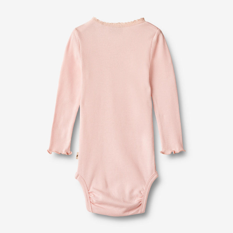 Wheat Main Rib Body L/S Lotta Underwear/Bodies 2281 rose ballet