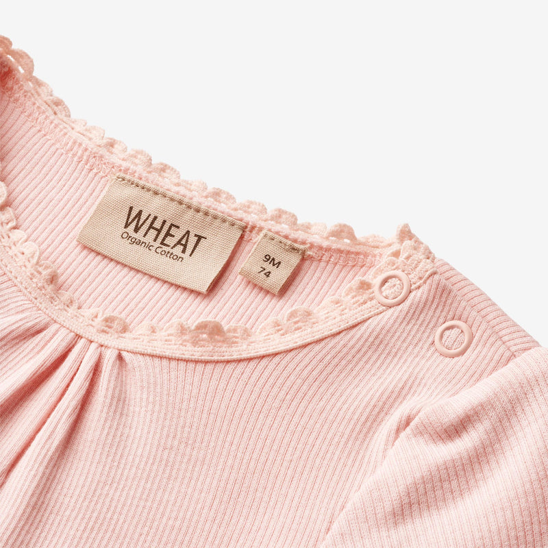 Wheat Main Rib Body L/S Lotta Underwear/Bodies 2281 rose ballet