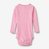 Wheat Main Rib Body L/S Lotta Underwear/Bodies 2356 pink