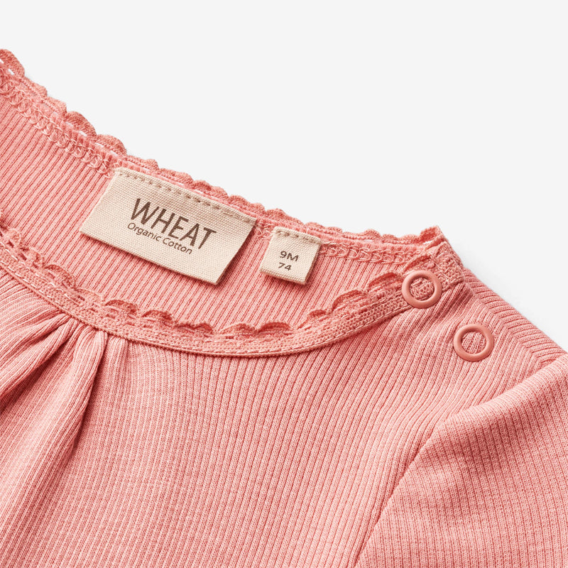 Wheat Main Rib Body L/S Lotta Underwear/Bodies 2509 rosette