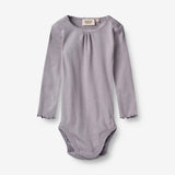 Wheat Main Rib Body Lotta | Baby Underwear/Bodies 1346 lavender