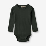 Wheat Main Rib Body Peter | Baby Underwear/Bodies 0025 black coal