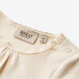 Wheat Main Rib Body S/S Edna | Baby Underwear/Bodies 3171 cream