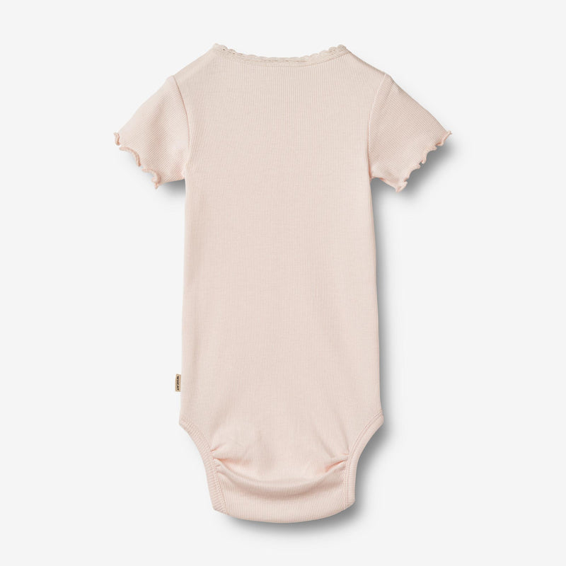 Wheat Main Rib Body S/S Edna | Baby Underwear/Bodies 2596 soft rose 