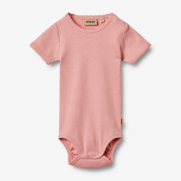 Wheat Main Rib Body S/S Lace Elisa Underwear/Bodies 2026 rose