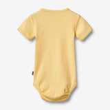 Wheat Main Rib Body S/S Lace Elisa Underwear/Bodies 9425 golden yellow