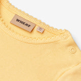 Wheat Main Rib Body S/S Lace Elisa Underwear/Bodies 9425 golden yellow