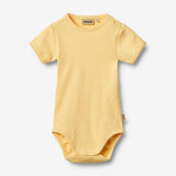 Wheat Main Rib Body S/S Lace Elisa Underwear/Bodies 9425 golden yellow