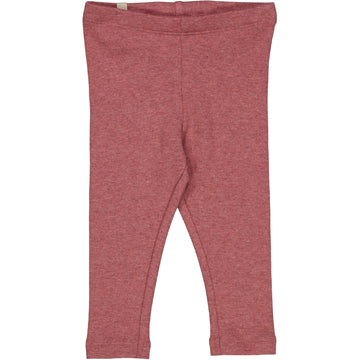 Wheat Main Rib Leggings Leggings 2614 dark rouge melange