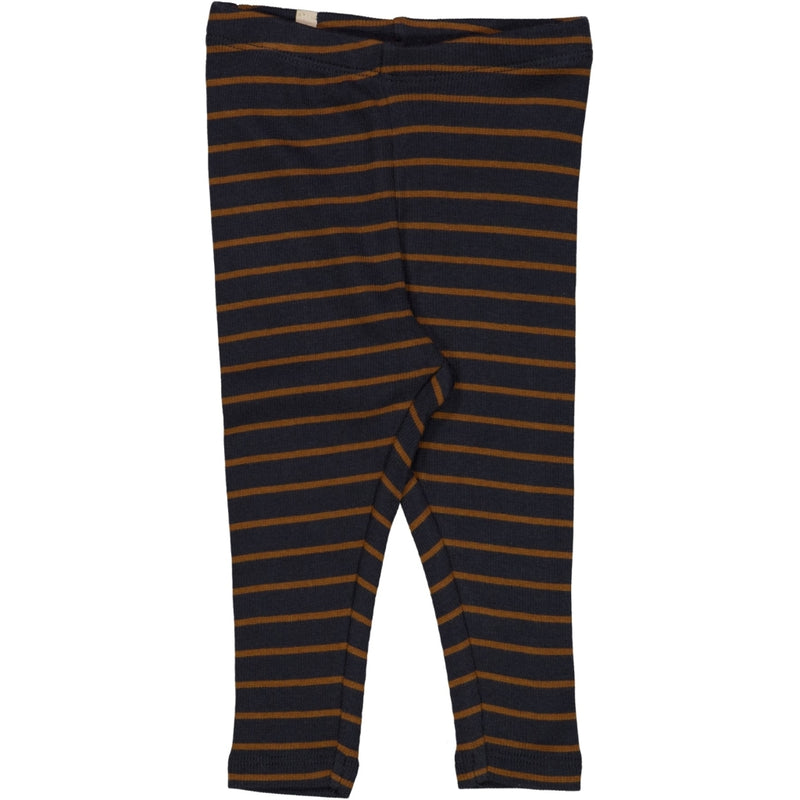 Wheat Main Rib Leggings Leggings 1397 midnight blue stripe