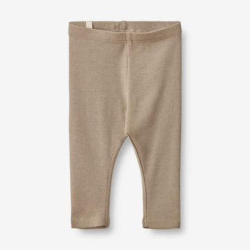 Wheat Main Rib Leggings Maddy | Baby Leggings 0094 greybrown