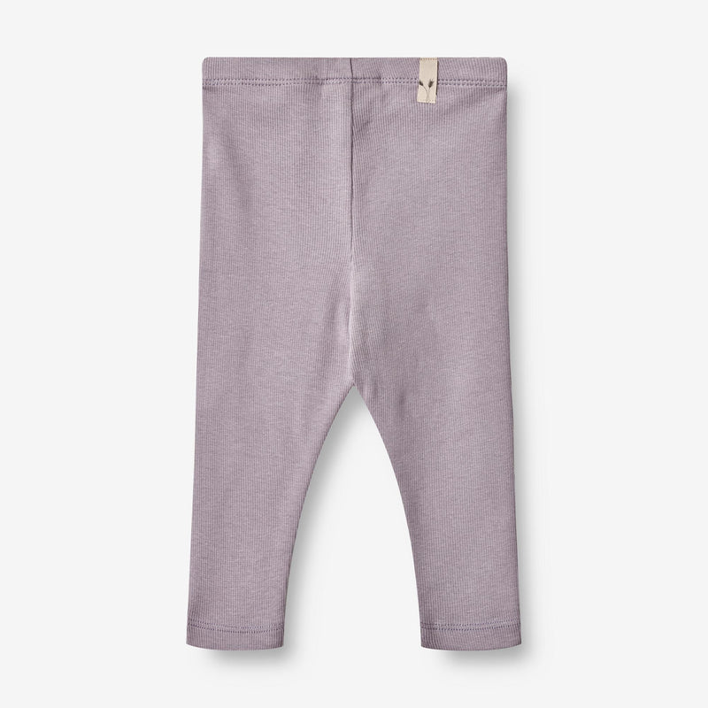 Wheat Main Rib Leggings Maddy | Baby Leggings 1346 lavender