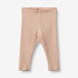 Wheat Main Rib Leggings Maddy | Baby Leggings 2032 rose dust