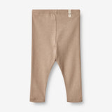 Wheat Main Rib Leggings Maddy | Baby Leggings 3006 soft brown