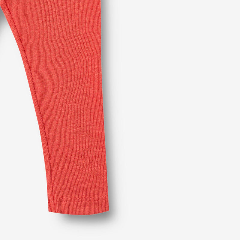 Wheat Main Rib Leggings Maddy | Baby Leggings 1123 candy red