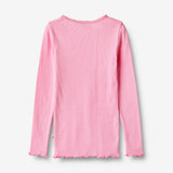 Wheat Main Rib T-Shirt L/S Reese Jersey Tops and T-Shirts 2356 pink