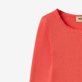 Wheat Main Rib T-Shirt L/S Reese Jersey Tops and T-Shirts 1123 candy red