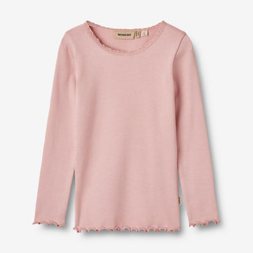 Wheat Main Rib T-Shirt L/S Reese Jersey Tops and T-Shirts 1188 rose frost