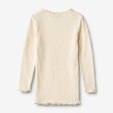 Wheat Main Rib T-Shirt L/S Reese Jersey Tops and T-Shirts 3171 cream